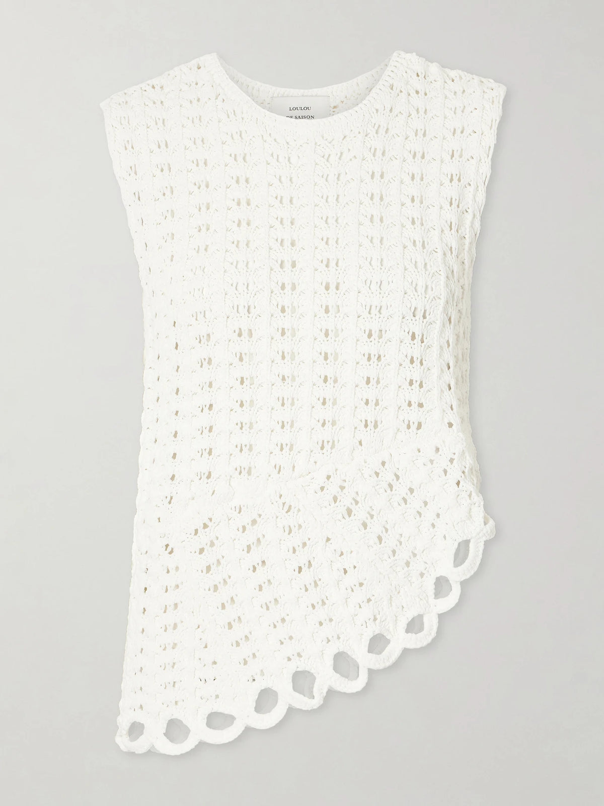 Loulou de Saison Saez Crocheted Top