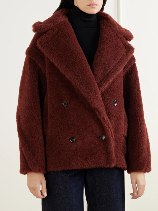 Max Mara Malcuno Alpaca, Virgin Wool And Silk-blend Coat
