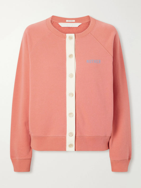 Mother The Boxy Cotton Cardigan