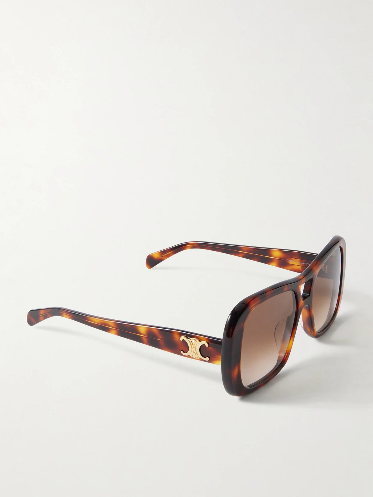 CELINE Eyewear Aviator-style Tortoiseshell Acetate Sunglasses