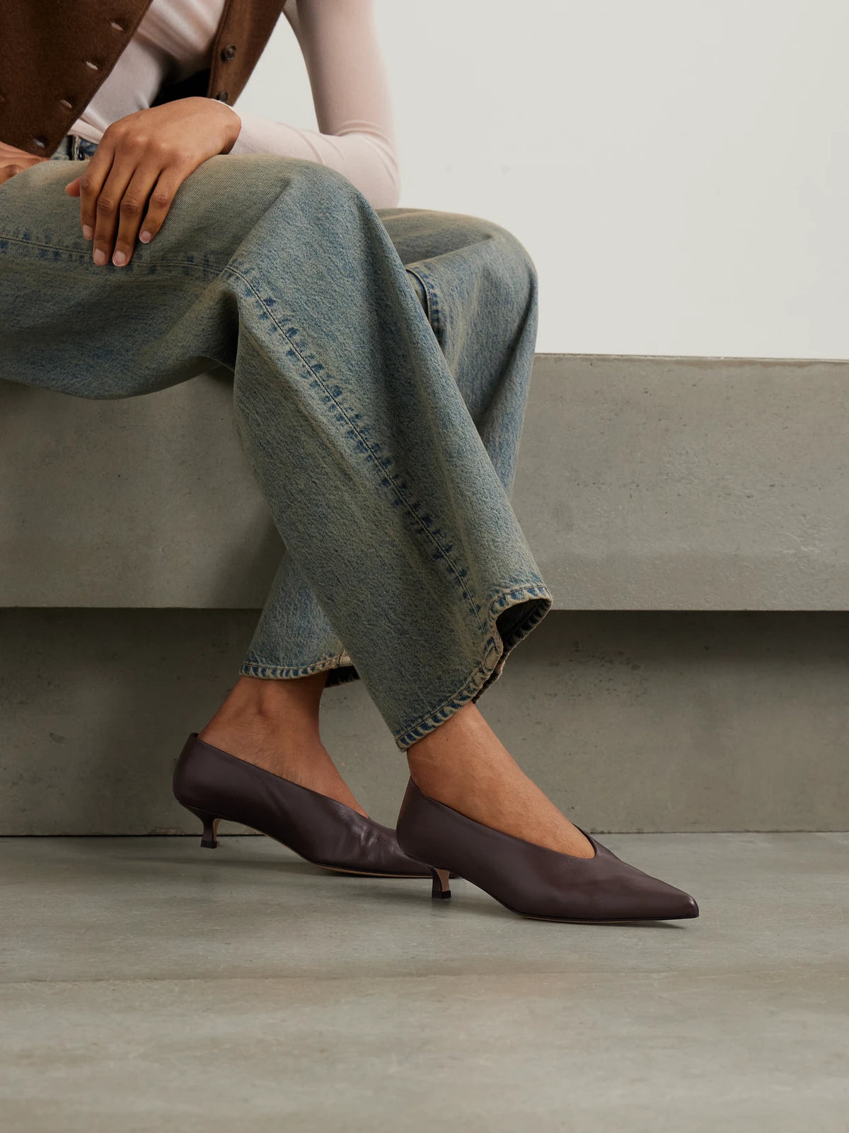 Clara Leather Pumps