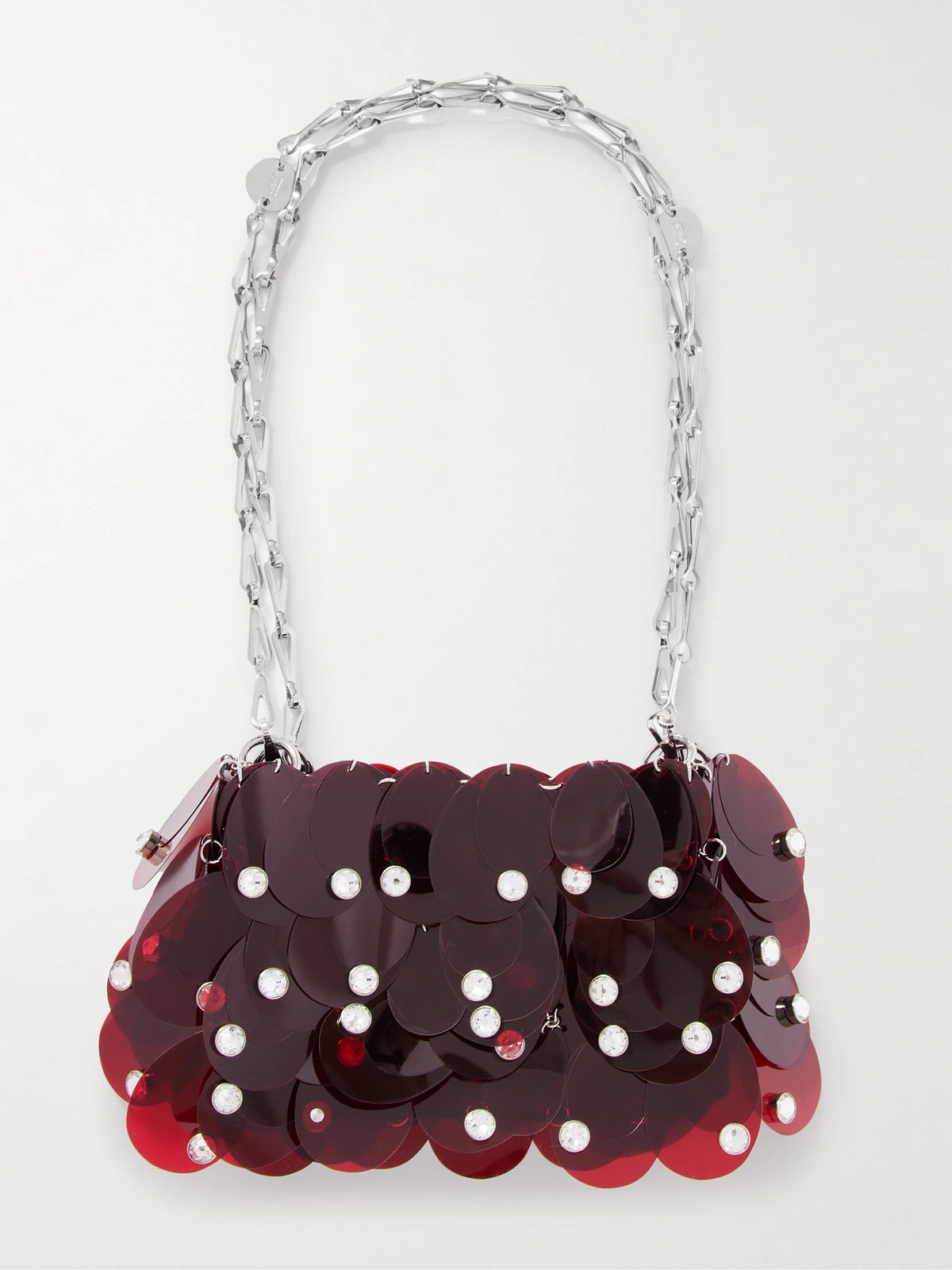 Embellished Chainmail Shoulder Bag