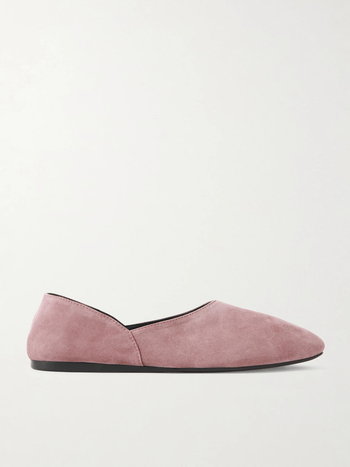 Jane Paneled Suede Flats
