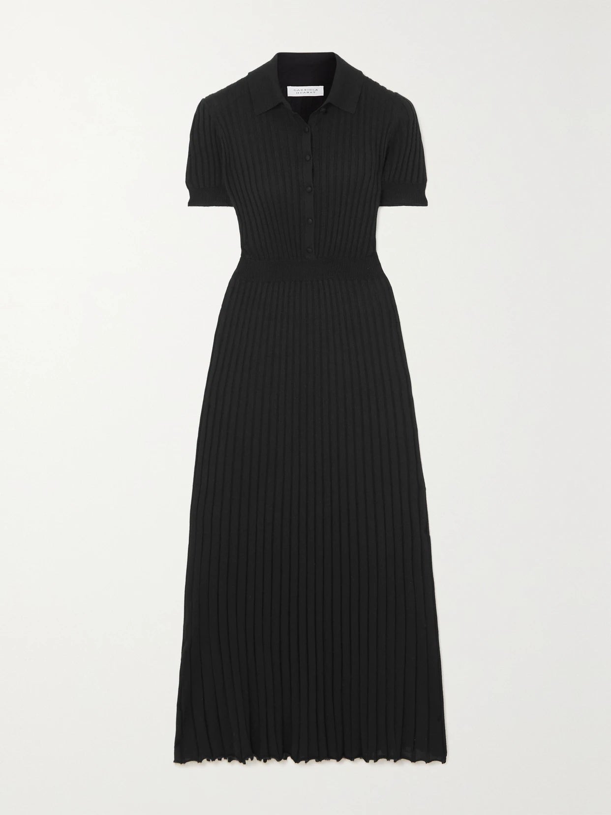 Amor Ribbed Silk And Cashmere-blend Maxi Dress