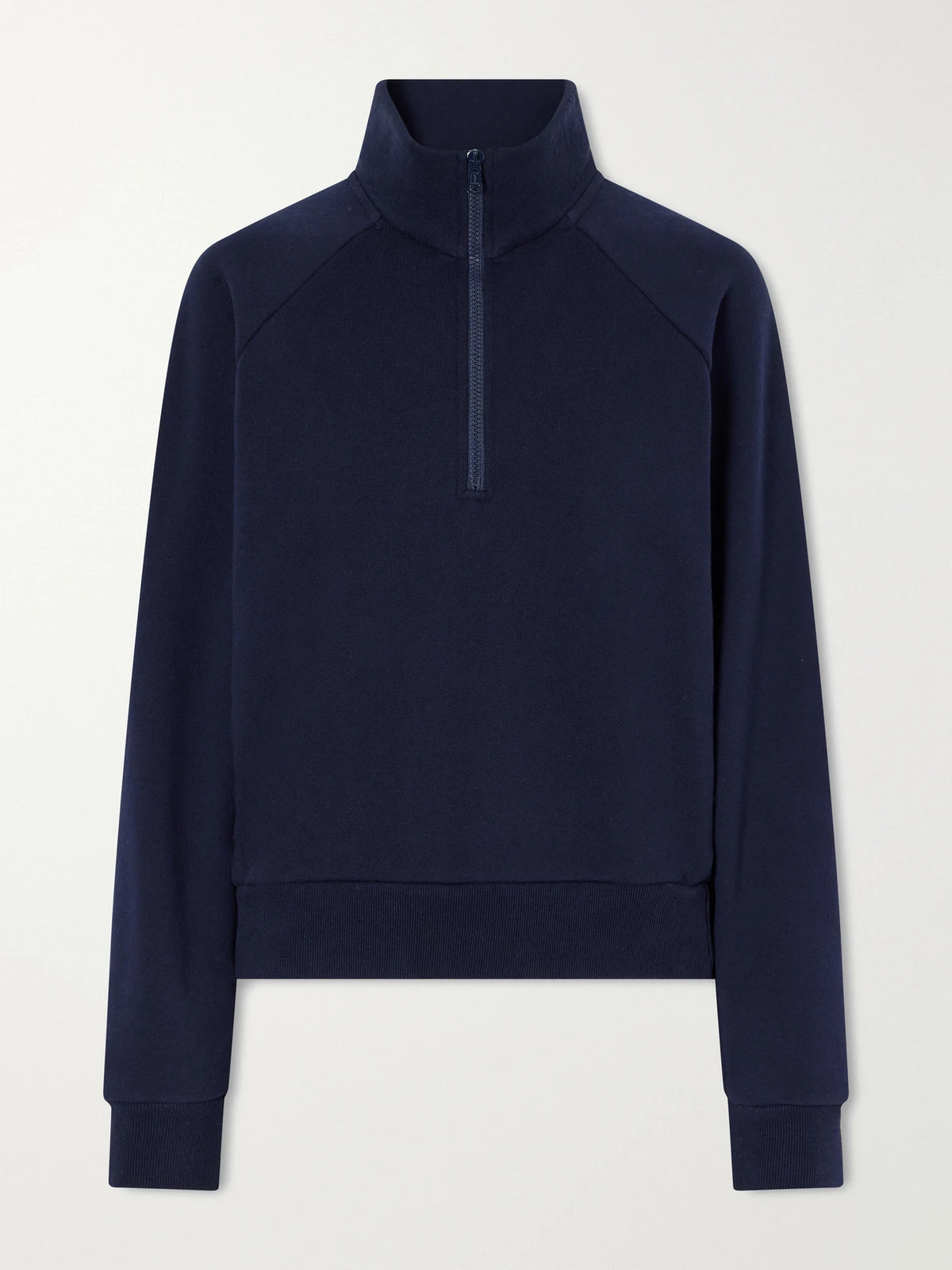Jamie Haller The Quarter Zip Cotton Sweatshirt