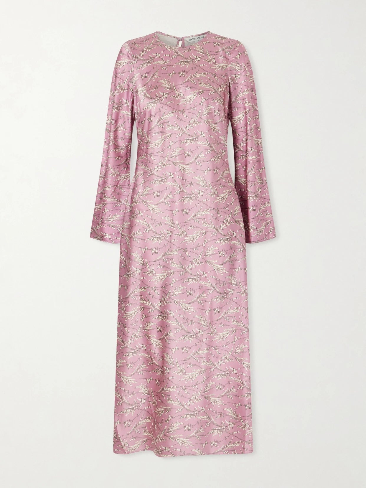 Gemma Floral-print Silk-blend Satin Maxi Dress