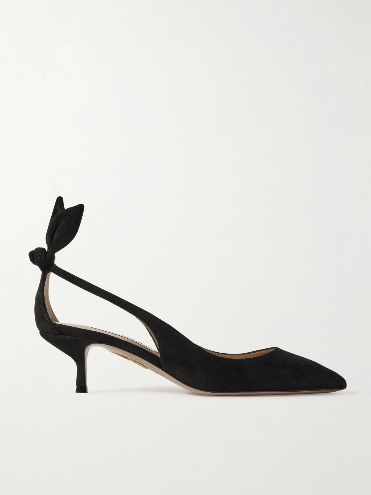 Bow Tie 50 Suede Pumps