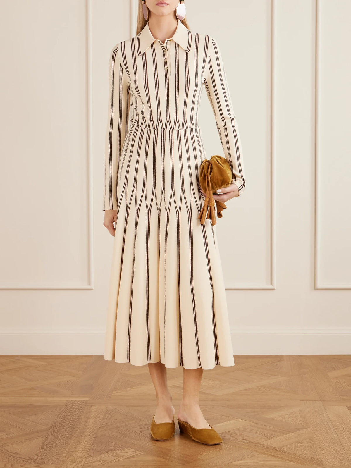 Zimmermann Cloud 91 Small Leather-trimmed Velvet Clutch