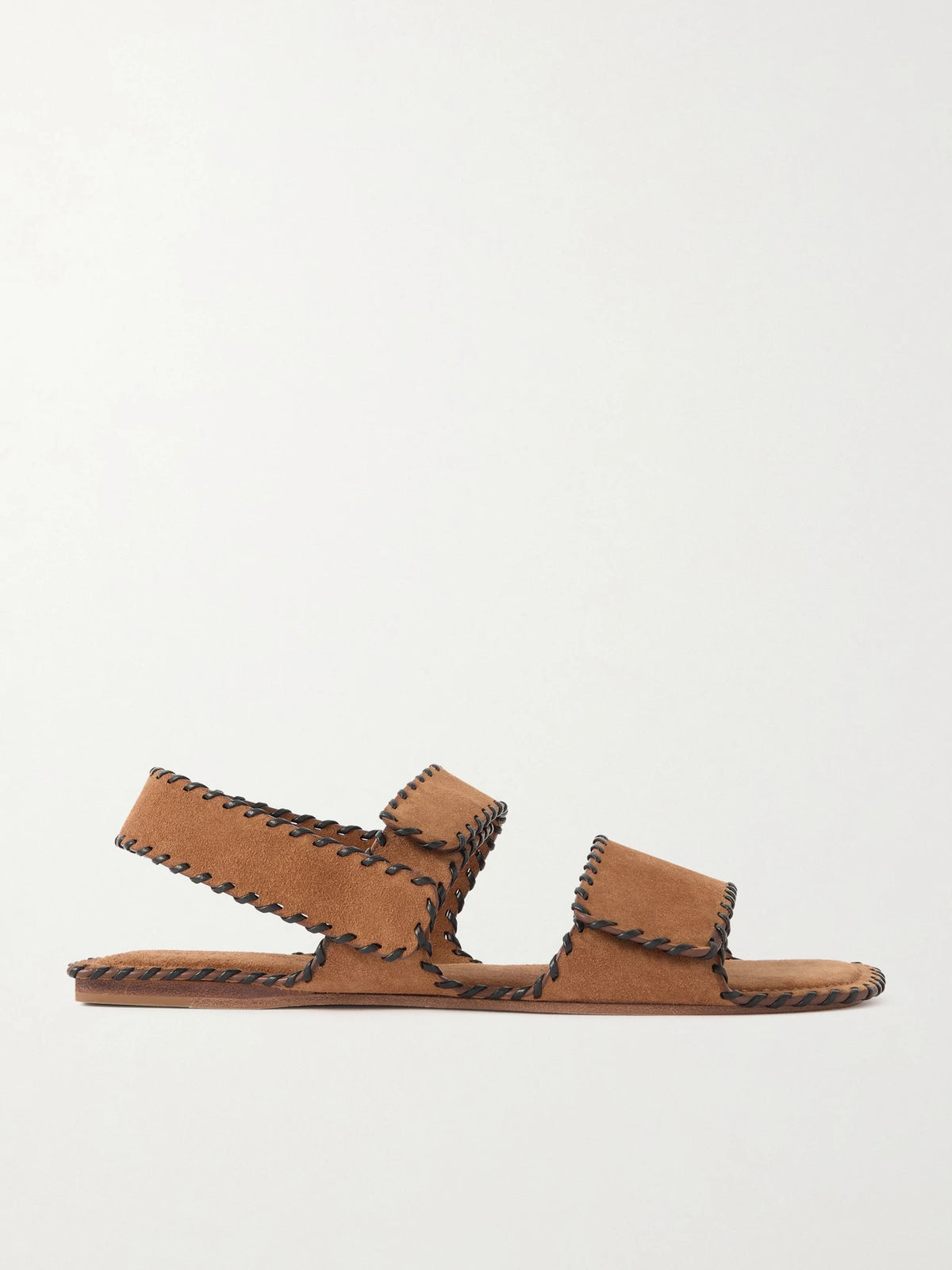 Boden Whipstitched Suede Sandals
