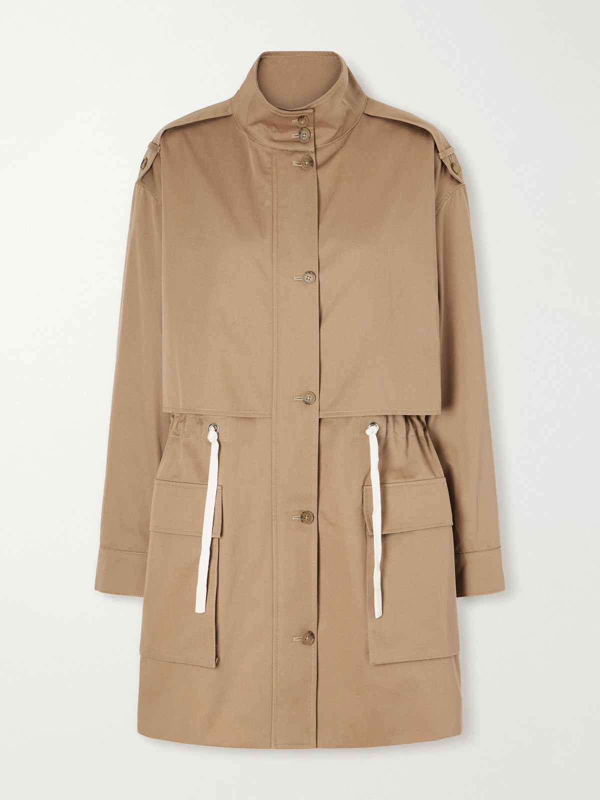 TWP Drawing Conclusions Drawstring Cotton-twill Jacket