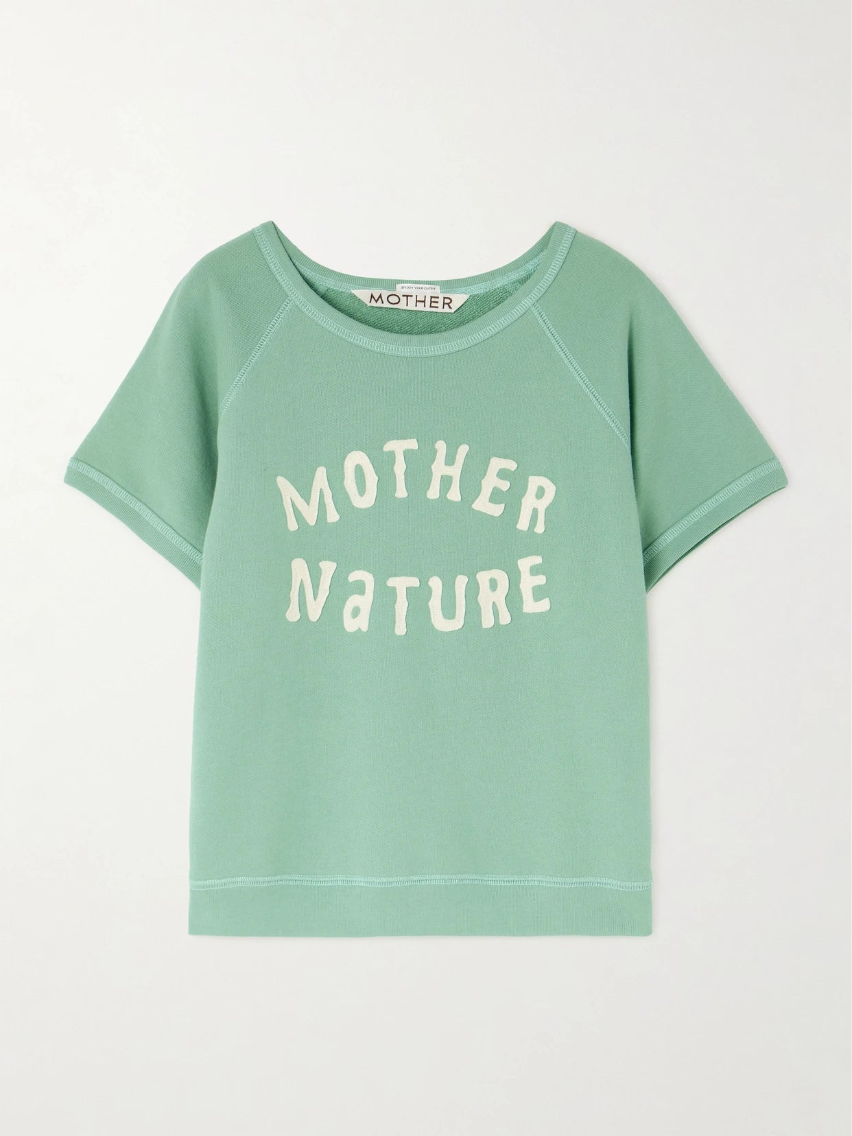 Appliquéd Cotton-jersey Sweatshirt