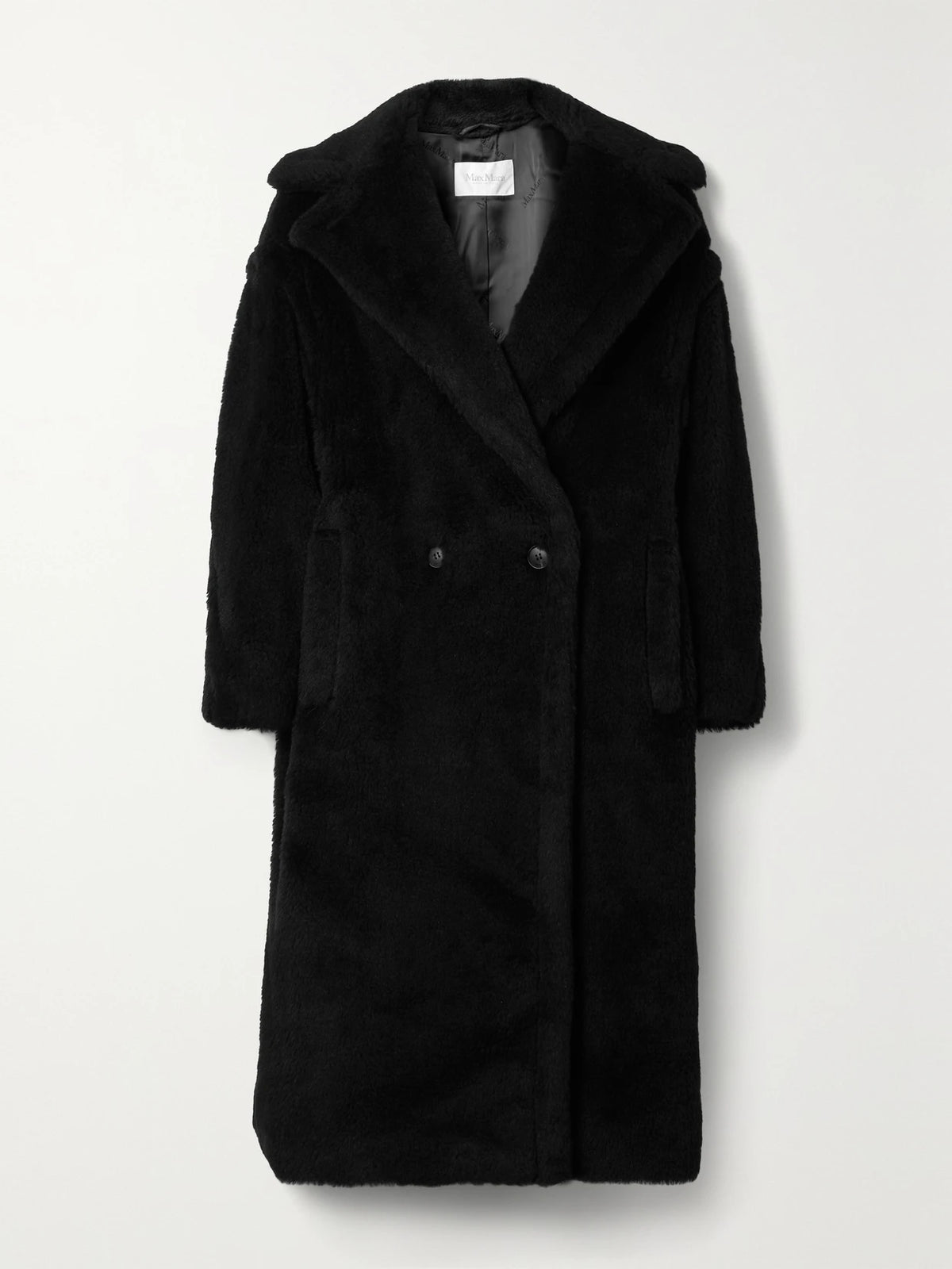 Tedgirl Double-breasted Alpaca, Wool And Silk-blend Coat