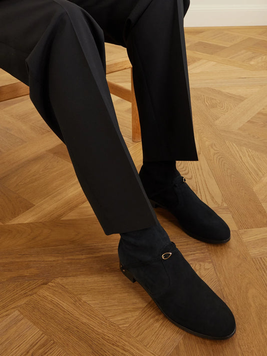 Jennifer Chamandi Carlo 20 Suede Ankle-boots
