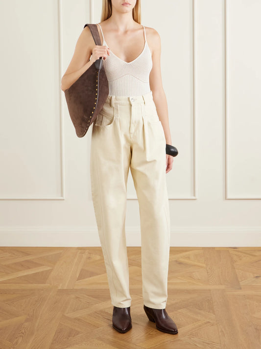 Oskan Studded Suede Tote