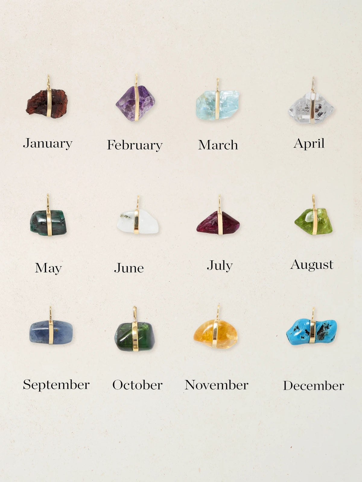 + Net Sustain Birthstone 14-karat Gold Multi-stone Necklace