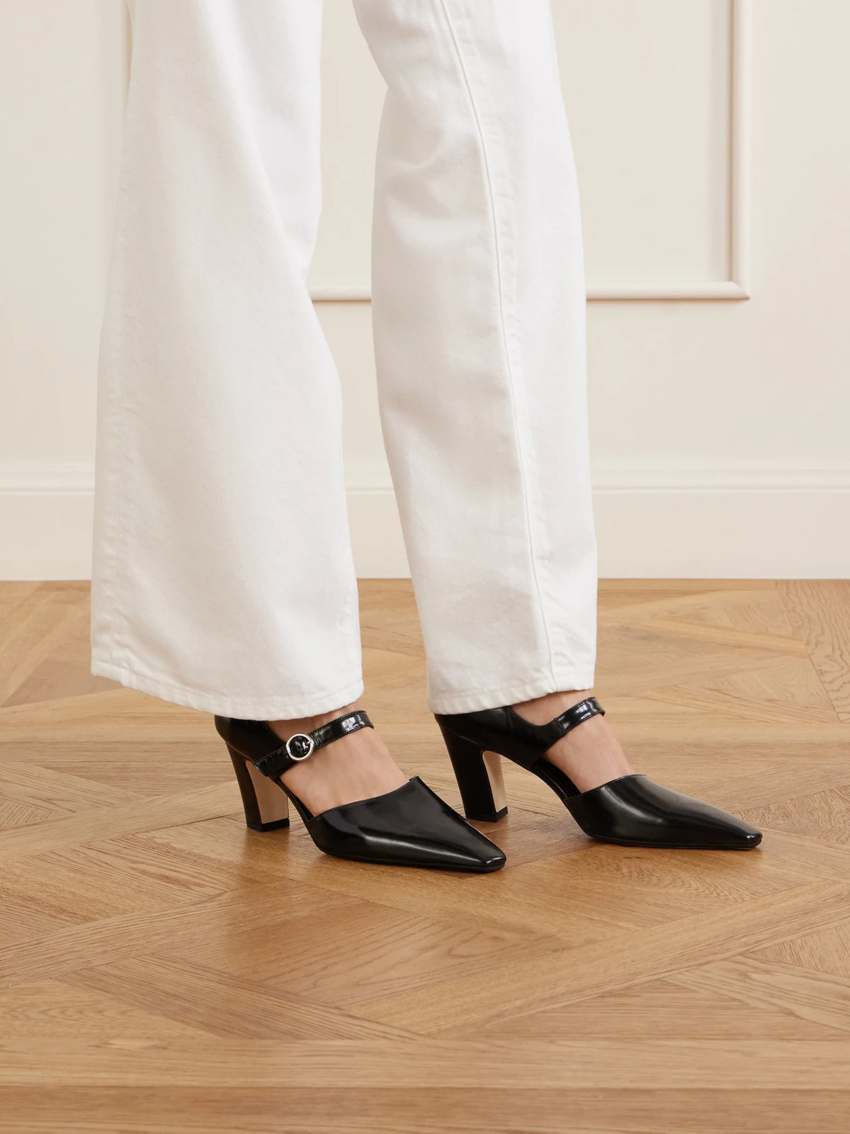 Aeyde Isidora 75 Calf-leather Pumps