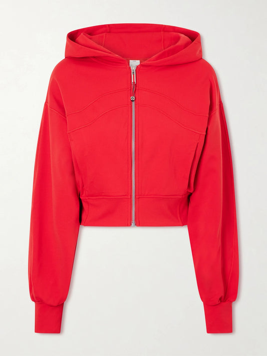Define Cropped Nulu Hooded Jacket