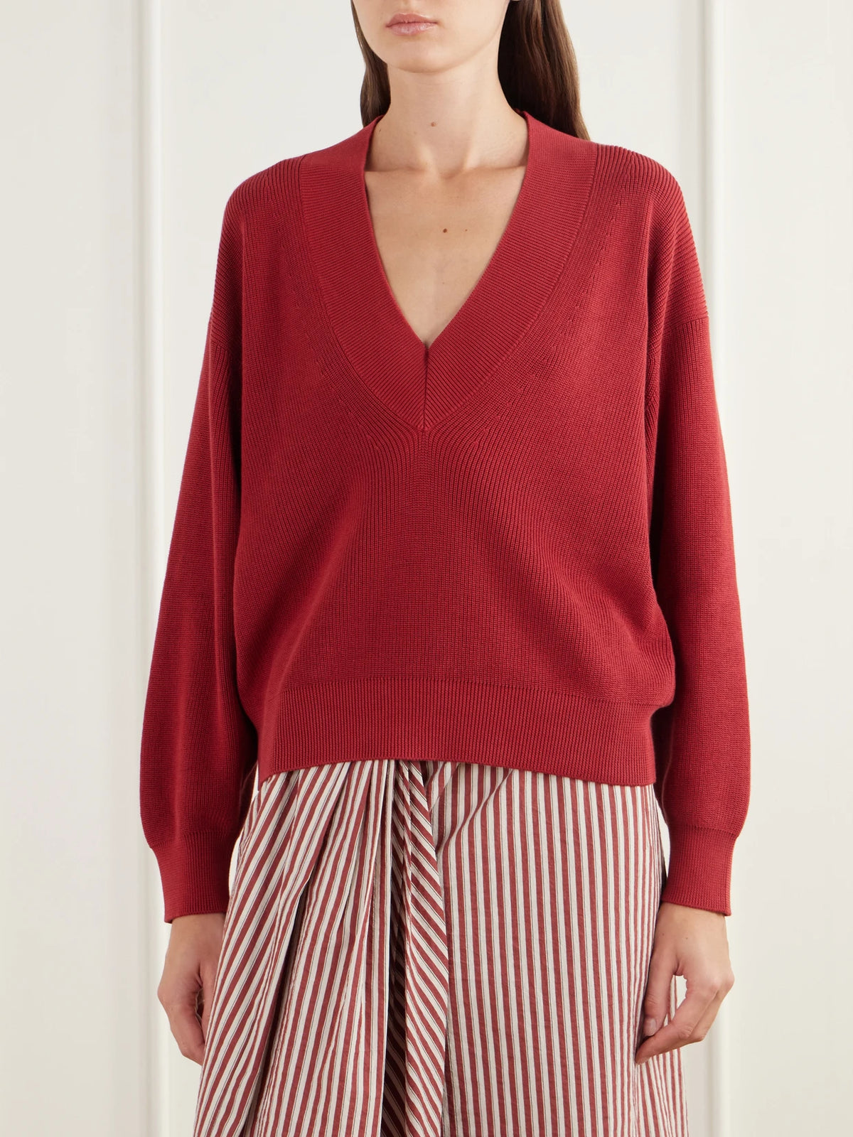 Brunello Cucinelli Ribbed Cotton Sweater