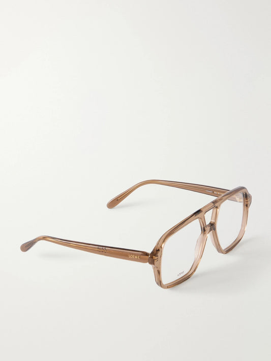 Loewe Slim Aviator-style Acetate Glasses