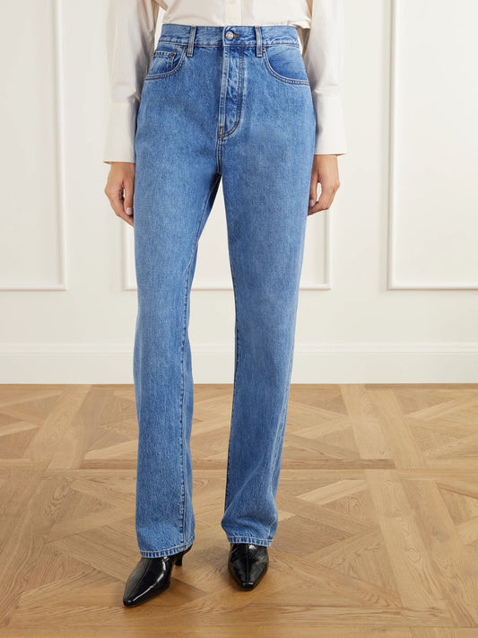 KALLMEYER Temple Mid-rise Straight-leg Jeans
