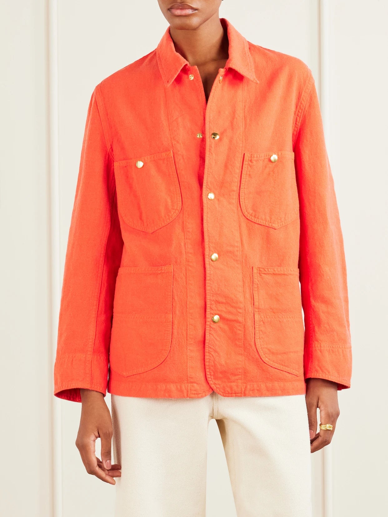 Wool, Cotton And Linen-blend Jacket