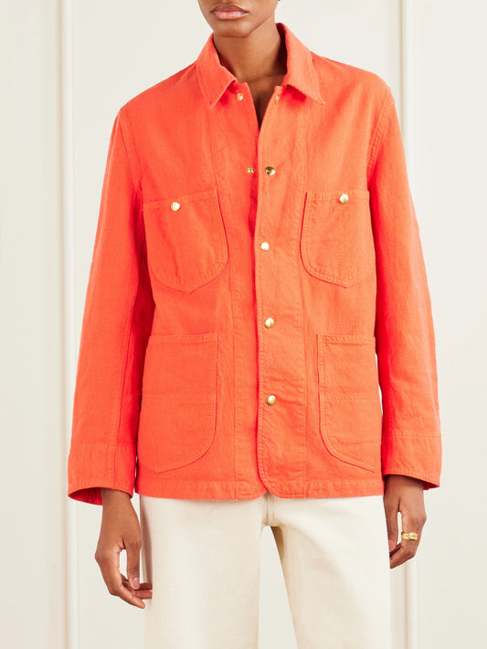 Wool, Cotton And Linen-blend Jacket