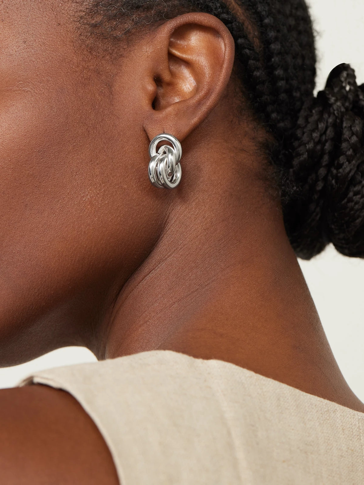 Image of Earrings. Product name - The Vera Silver Earrings in Multi colour by brand - LIÉ STUDIO