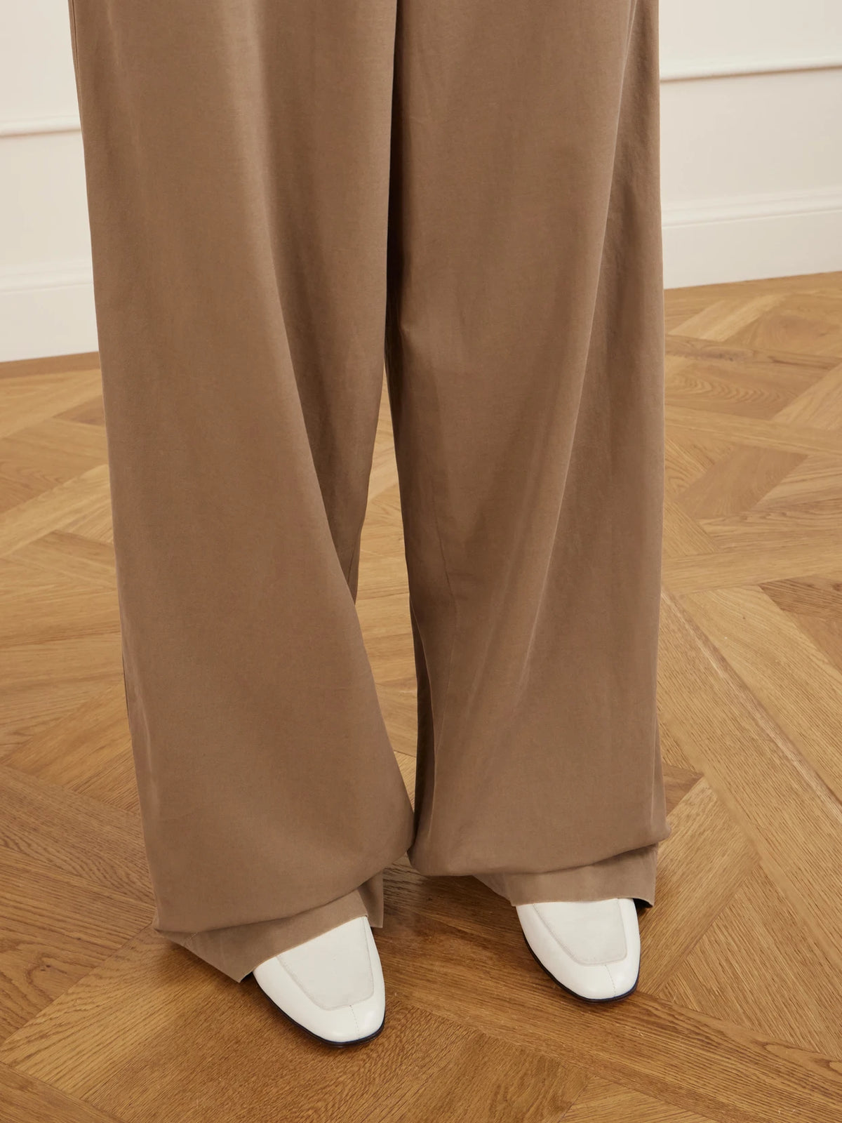 Adam Glossed-leather Penny Loafers