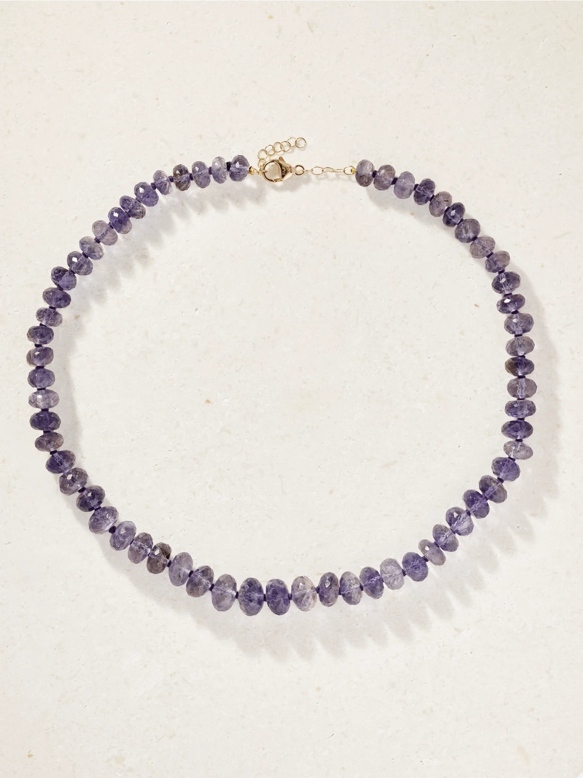 Oracle 14-karat Gold Iolite Necklace