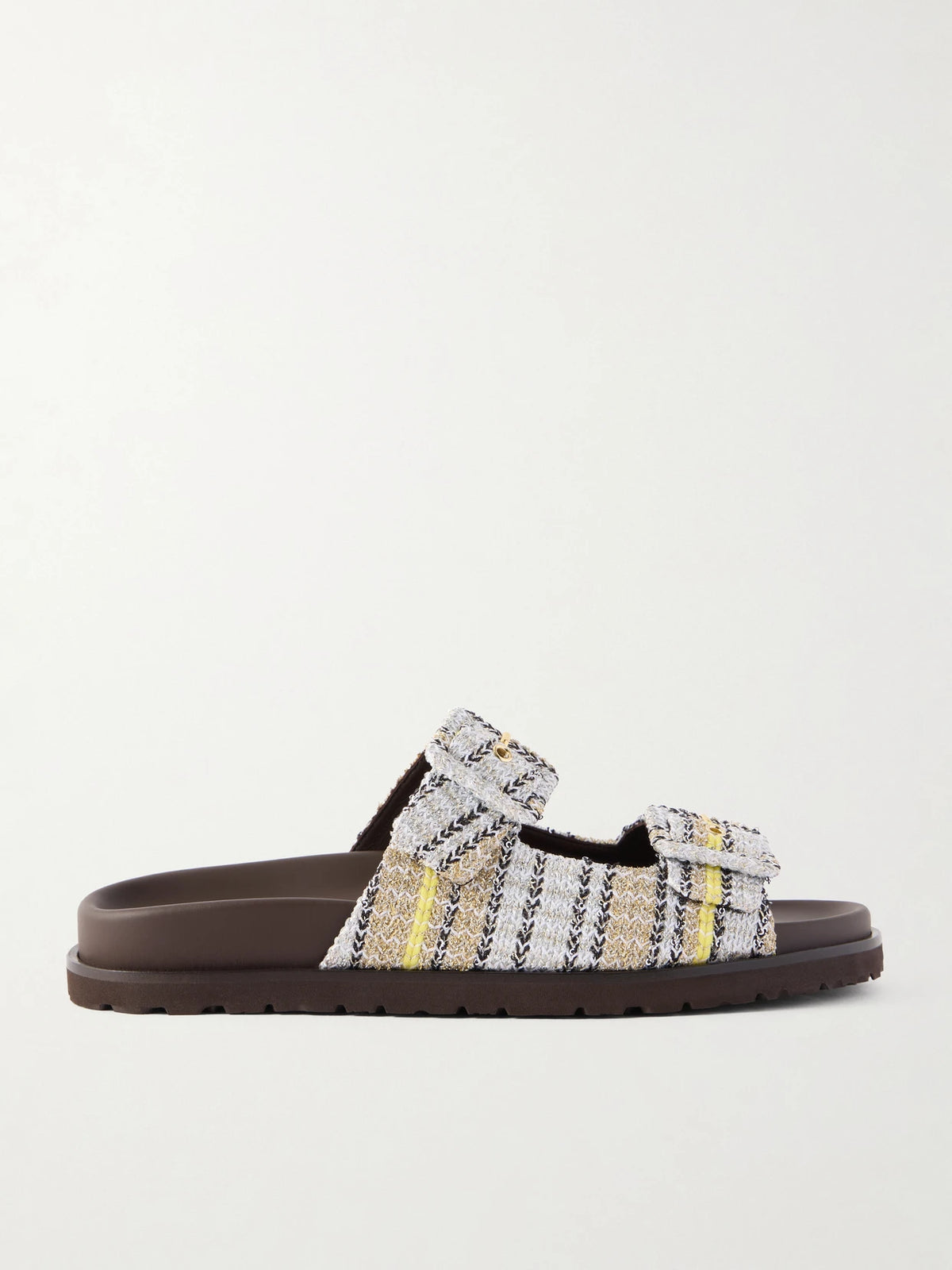 Clea Striped Woven Sandals
