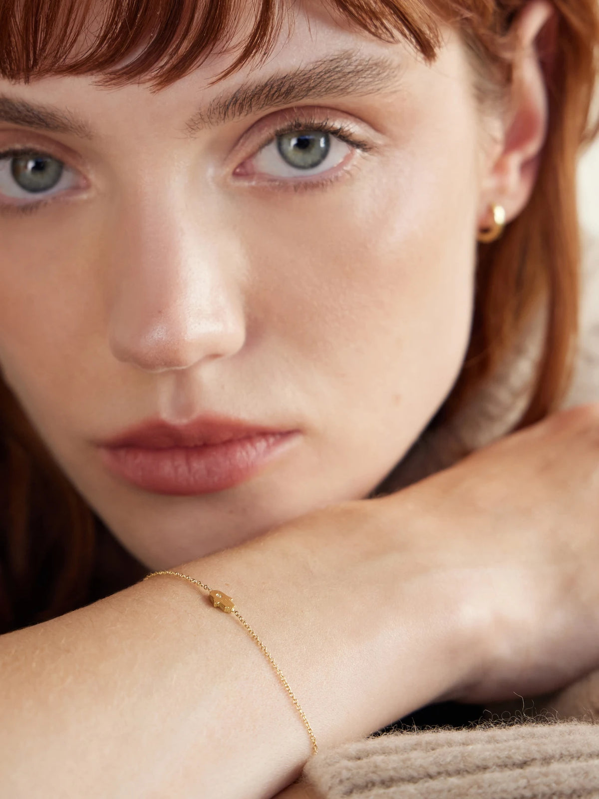 Image of Bracelets. Product name - 18-karat Gold Diamond Bracelet in Multi colour by brand - Jennifer Meyer