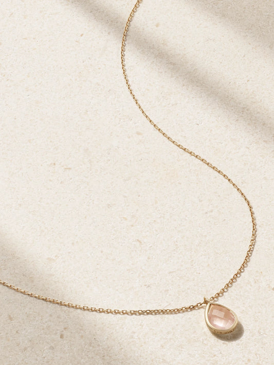 14-karat Gold Topaz Necklace