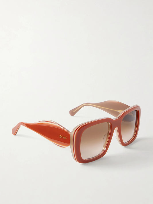 Loewe + Paula's Ibiza Square-frame Acetate Sunglasses