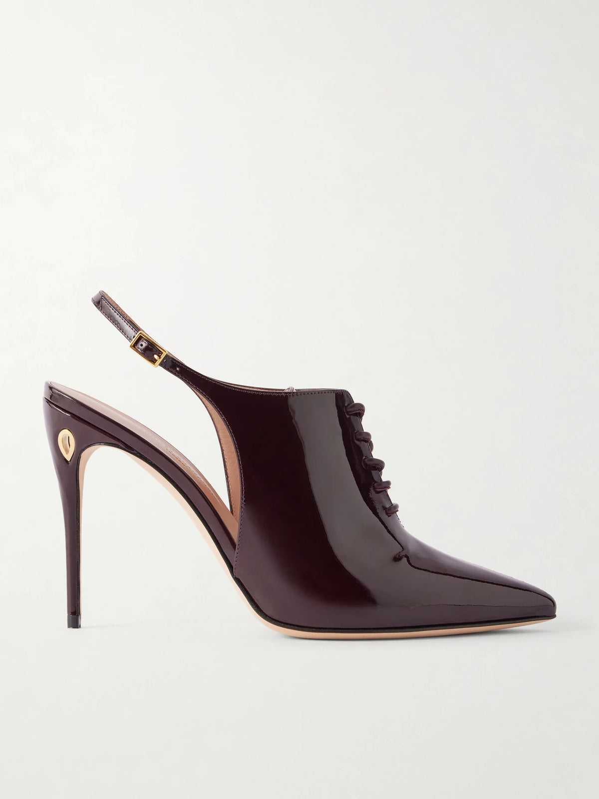 Lucio 105 Patent Leather Slingback Pumps