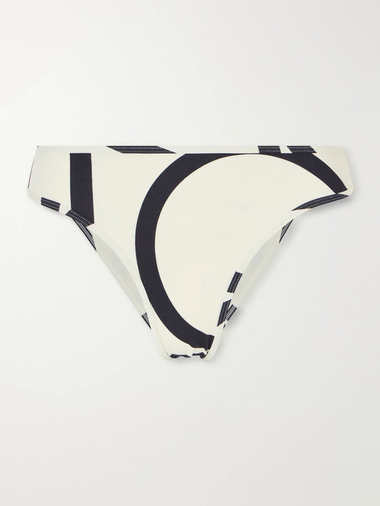 Image of Swimwear. Product name - Monogram Printed Bikini Brief in Multi colour by brand - TOTEME