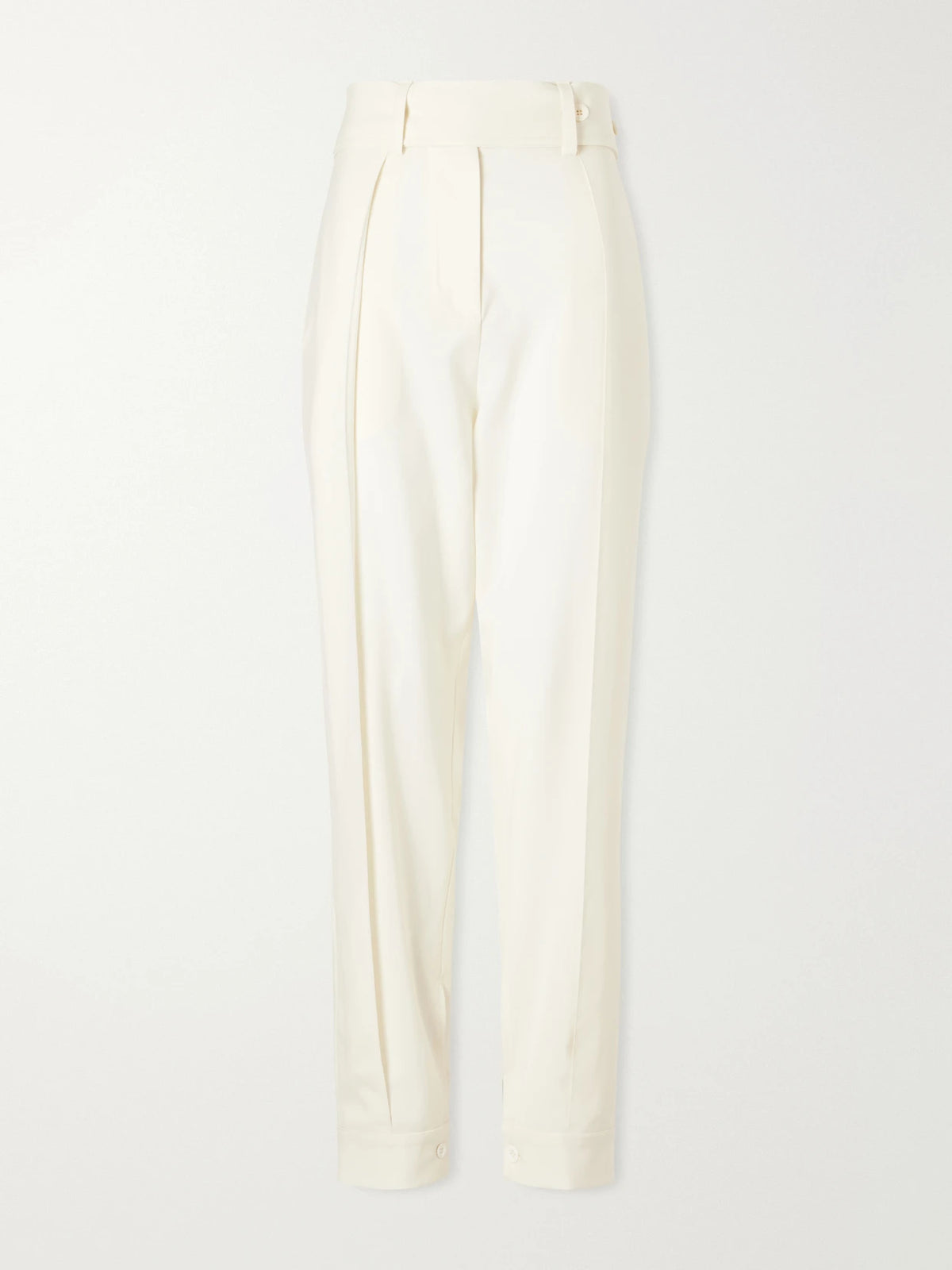 Sharon Wauchob Clio Belted Wool Straight-leg Pants