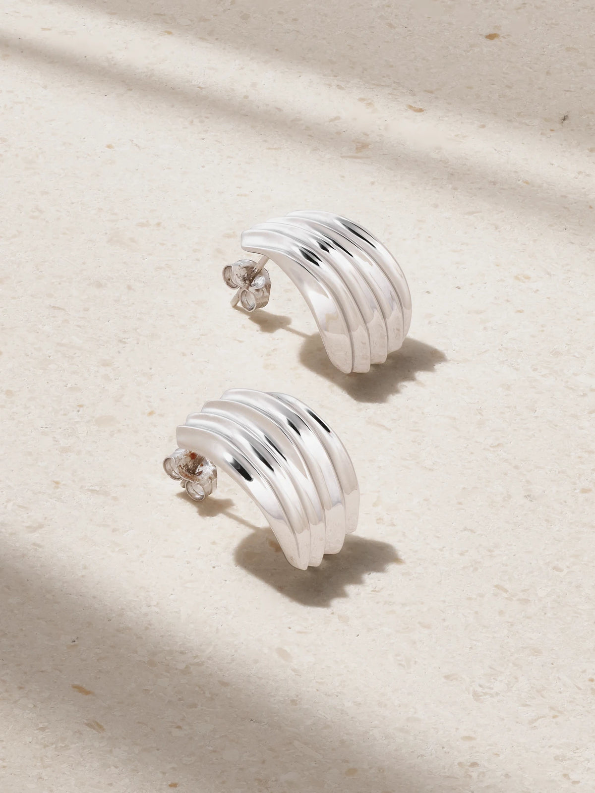 Flux Recycled Sterling Silver Earrings