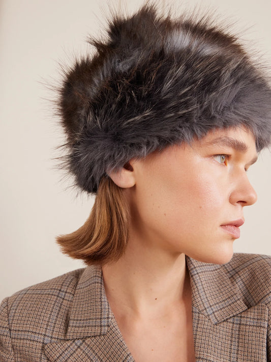 Image of Hats. Product name - Plush Hat in Unknown colour by brand - Anna Sui