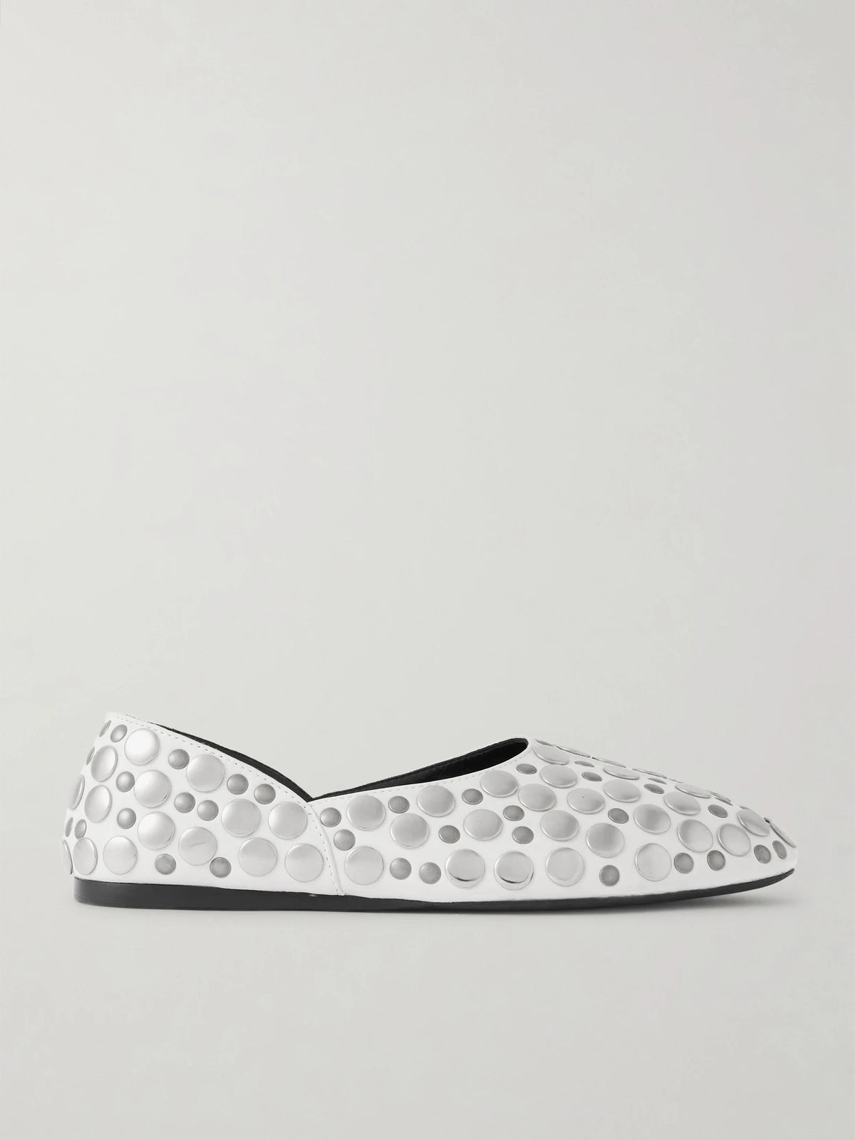 Jane Studded Leather Flats