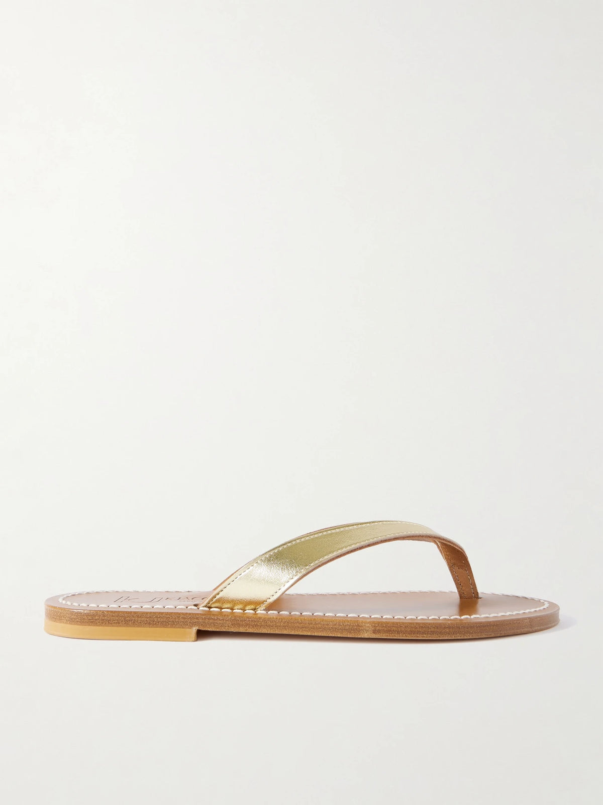 Torino Metallic Leather Sandals