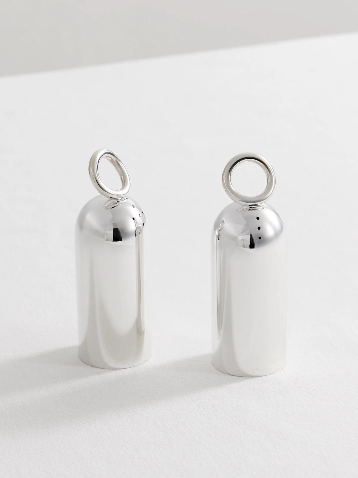 Vertigo Silver-plated Salt And Pepper Shakers
