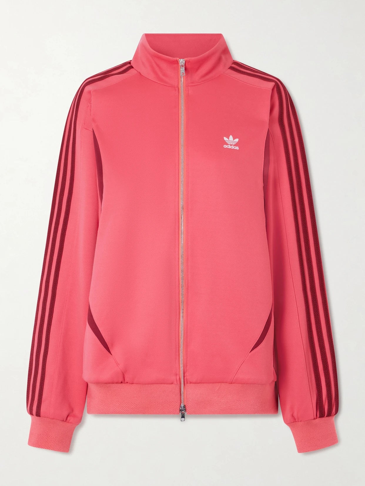 Image of Coats & Jackets. Product name - + Wales Bonner Jersey Track Jacket in Pink colour by brand - adidas Originals
