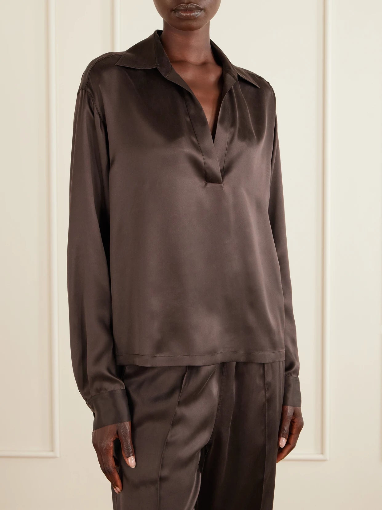 Silk-satin Blouse