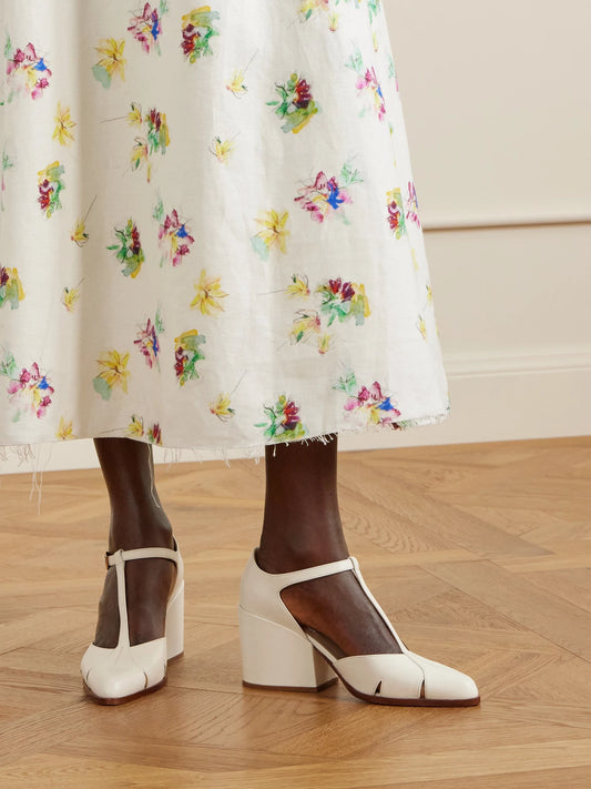 Gabriela Hearst Hawes 80 Leather Pumps