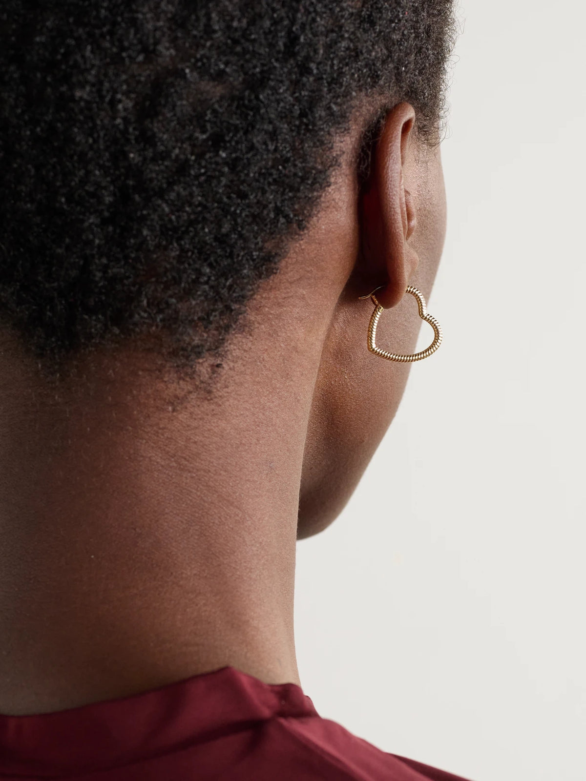 Image of Earrings. Product name - 9-karat Gold Hoop Earrings in Multi colour by brand - Yvonne Léon
