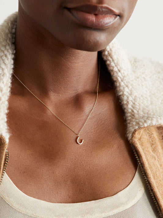 Image of Necklaces. Product name - 14-karat Recycled Gold Diamond Necklace in Multi colour by brand - Melissa Joy Manning