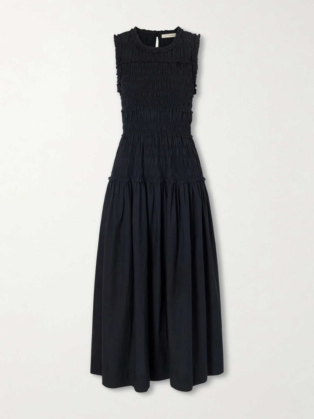 DÔEN Mallory Cotton-poplin Midi Dress