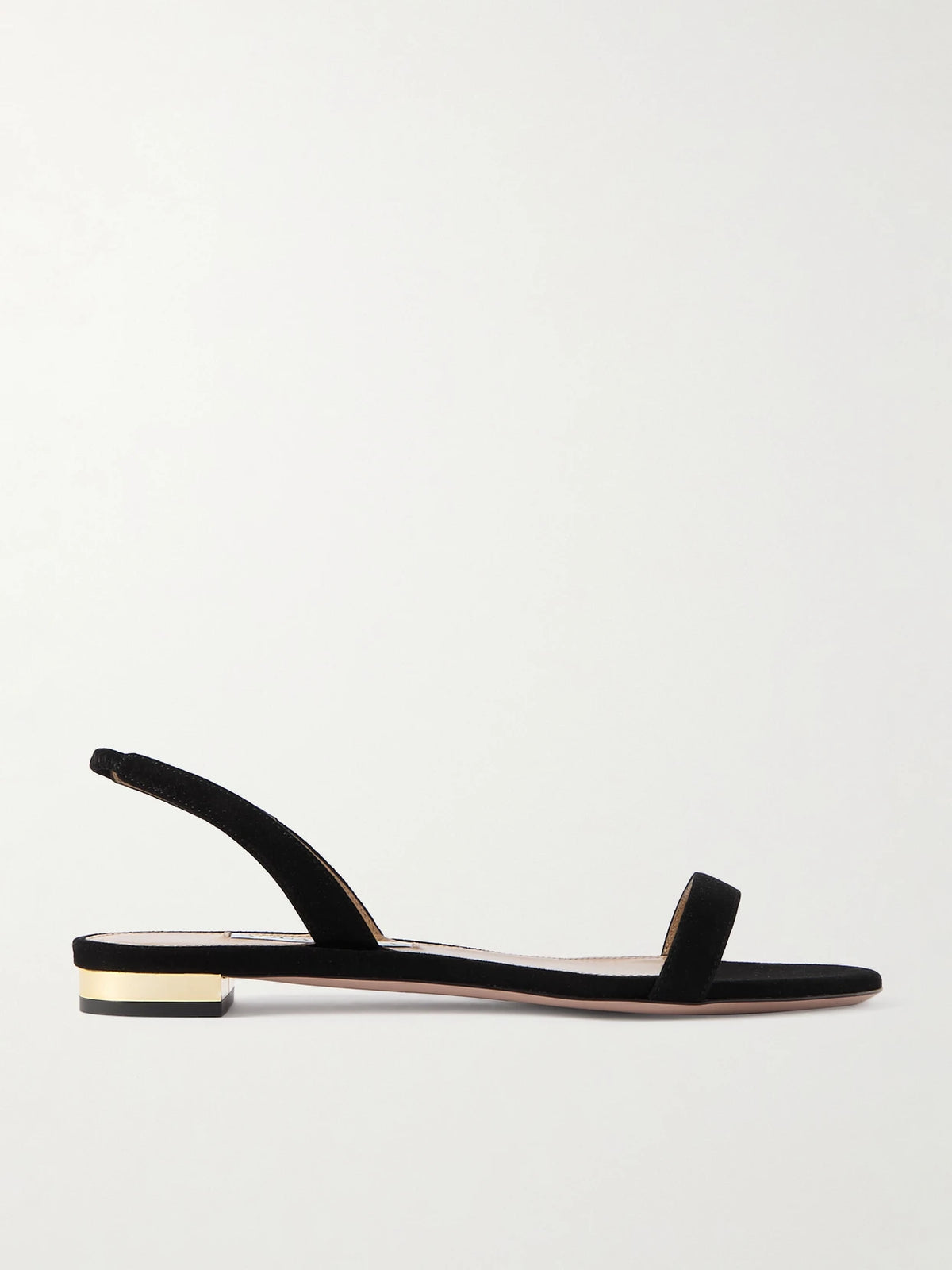 So Nude Suede Slingback Sandals