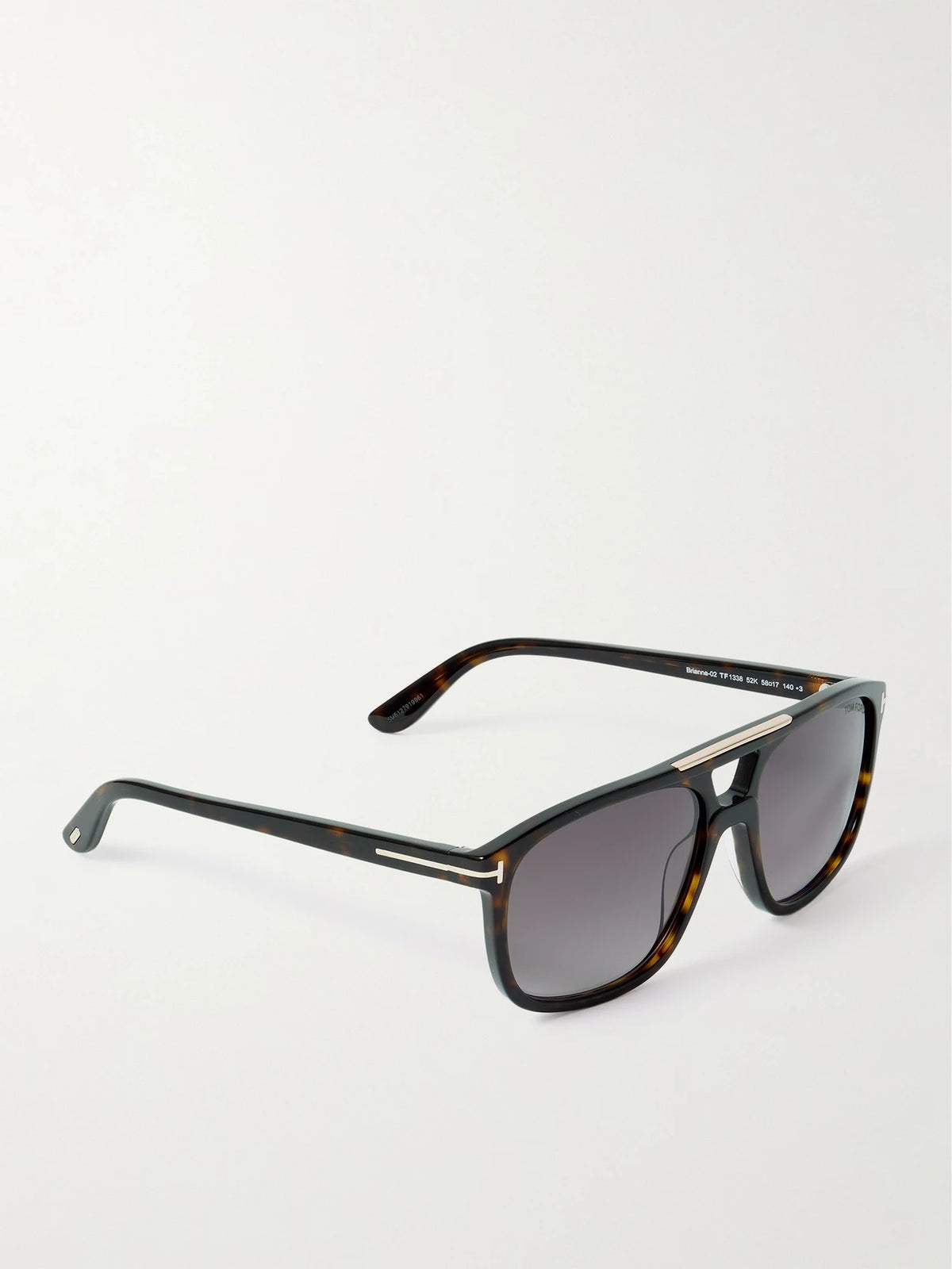 Briana Aviator-style Tortoiseshell Acetate Sunglasses