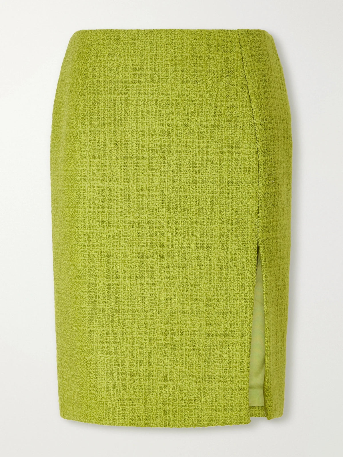 Balmain Bouclé-tweed Wool-blend Knee-length Skirt